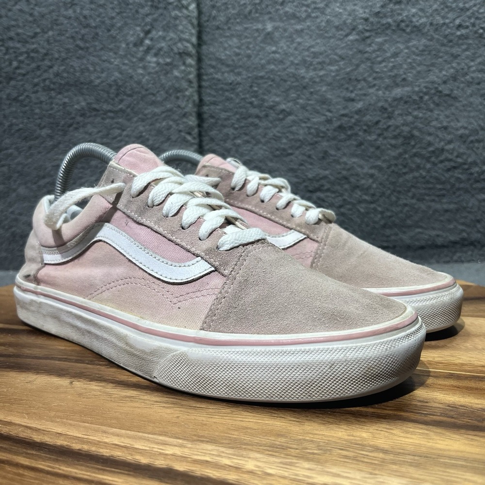 Vans Of The Wall Old‎ Skool Rose Pink Shoes Sneakers Mens 8.5 Women's 10 - Picture 3 of 12
